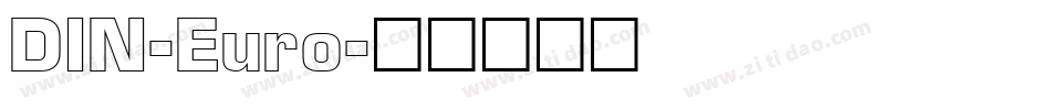 DIN-Euro字体转换
