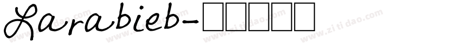 Larabieb字体转换