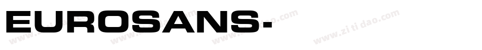 EUROSANS字体转换