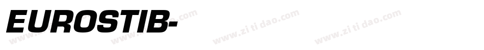 EUROSTIB字体转换