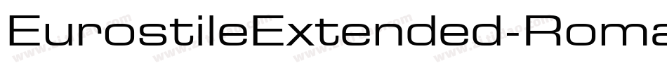 EurostileExtended-Roman-DTC字体转换