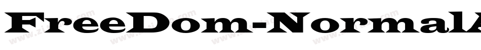 FreeDom-NormalA字体转换
