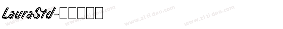 LauraStd字体转换