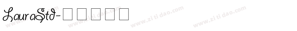 LauraStd字体转换