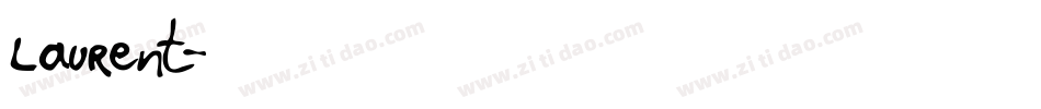 Laurent字体转换