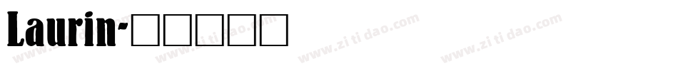 Laurin字体转换