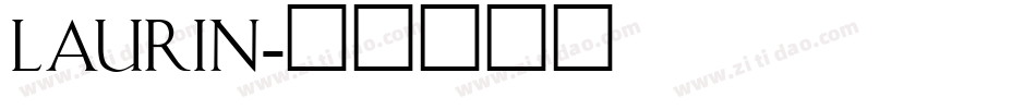 Laurin字体转换