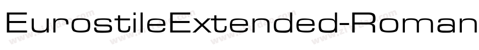 EurostileExtended-Roman-DTC字体转换