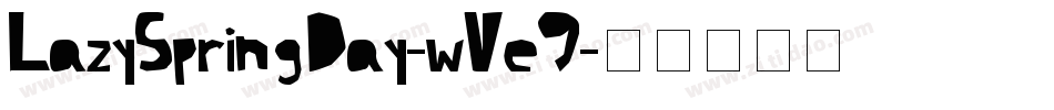 LazySpringDay-wVe9字体转换