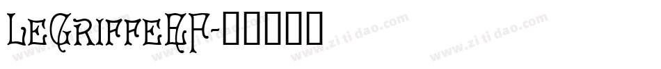 LeGriffeEF字体转换