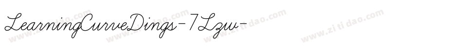 LearningCurveDings-7Lzw字体转换