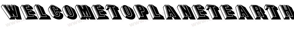 WelcomeToPlanetEarth-OLee字体转换