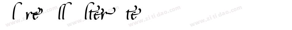 FlorensLPAlternates字体转换