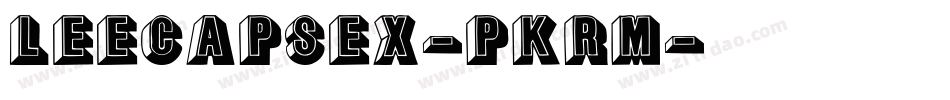 LeecapsEx-PKRm字体转换