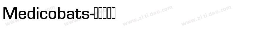 Medicobats字体转换