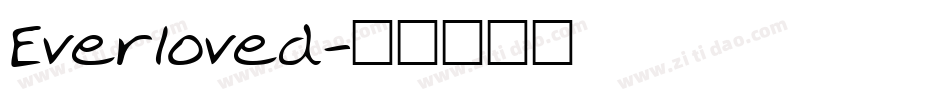 Everloved字体转换