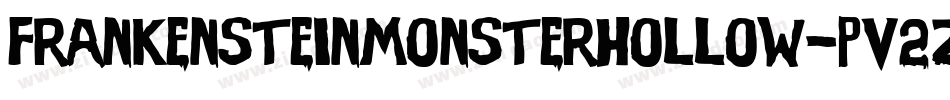FrankensteinMonsterHollow-pv2Z字体转换