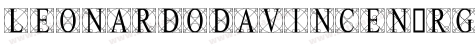 LeonardoDaVincen-rgx39字体转换