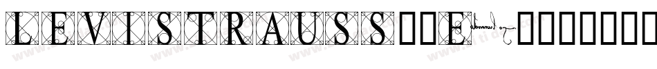 LeviStrauss-2e13字体转换