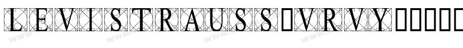 LeviStrauss-vrvy字体转换