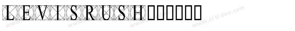 levisrush字体转换