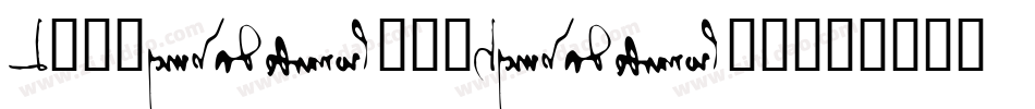LeonardoHand字体转换