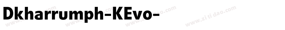 Dkharrumph-KEvo字体转换