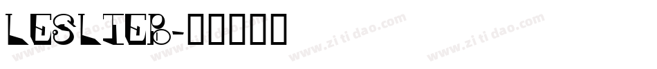 LESLIEB字体转换