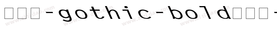 黑薔薇-gothic-bold手机版字体转换