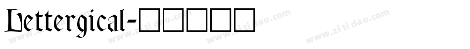 Lettergical字体转换