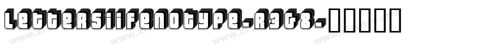 LettersIiFenotype-r3g8字体转换