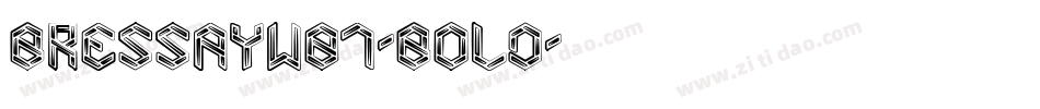 BressayW01-Bold字体转换