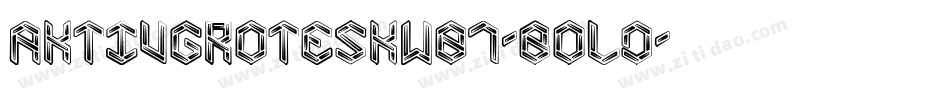 aktivgroteskw01-bold字体转换