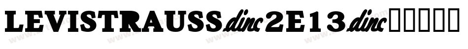 LeviStrauss-2e13字体转换