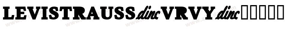 LeviStrauss-vrvy字体转换