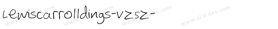 Lewiscarrolldings-Vz5z字体转换