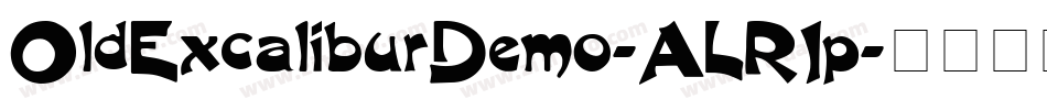 OldExcaliburDemo-ALR1p字体转换