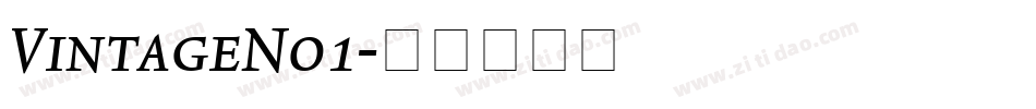 VintageNo1字体转换