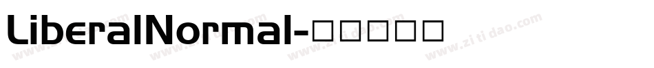 LiberalNormal字体转换