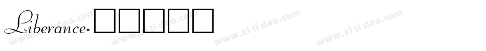Liberance字体转换
