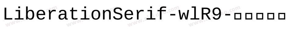 LiberationSerif-wlR9字体转换