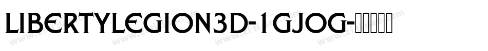 LibertyLegion3D-1GjOg字体转换