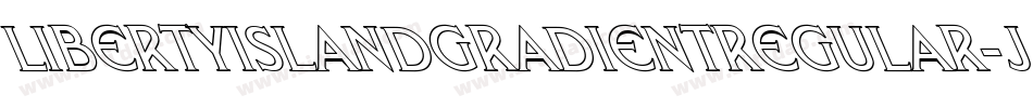 LibertyIslandGradientRegular-jow9字体转换