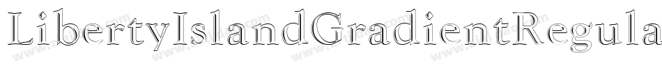 LibertyIslandGradientRegular-jow9字体转换