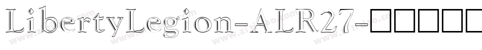 LibertyLegion-ALR27字体转换