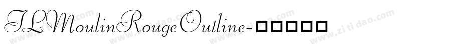 TLMoulinRougeOutline字体转换