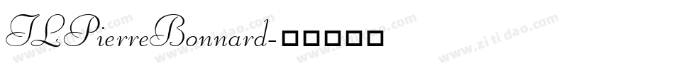 TLPierreBonnard字体转换