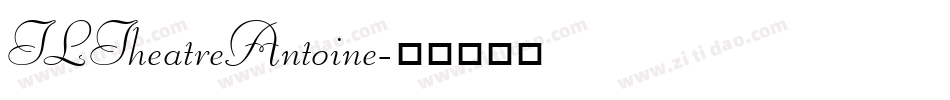 TLTheatreAntoine字体转换