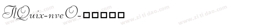 TlQuix-nveO字体转换
