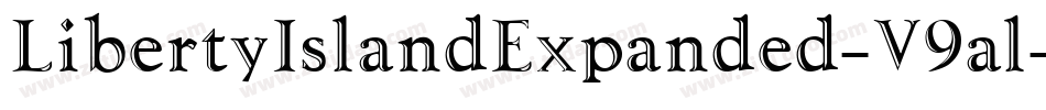 LibertyIslandExpanded-V9al字体转换